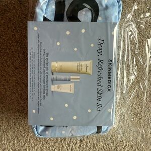 NEW SkinMedica Dewy Refreshed Skin Set - AHA/BHA Cleanser & HA
